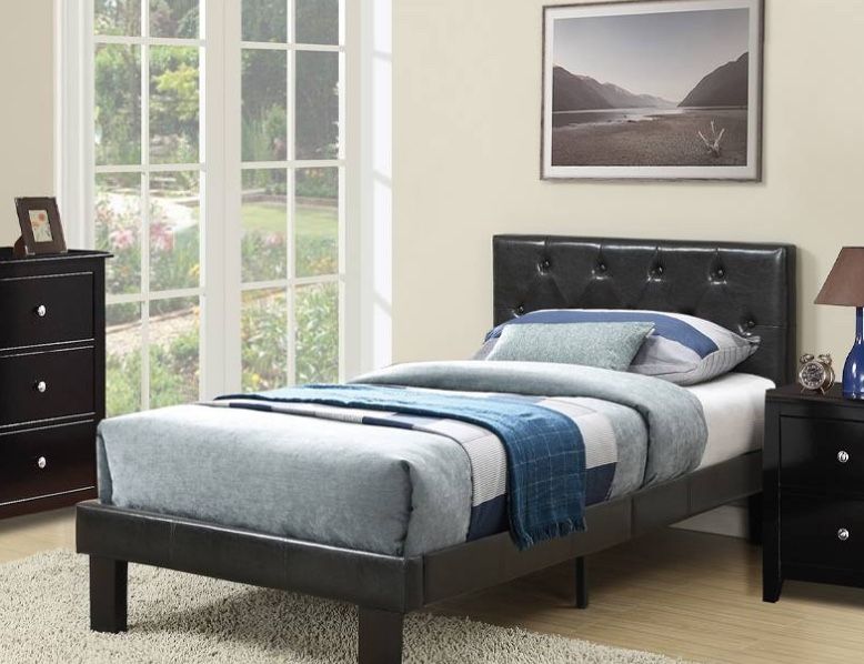 Twin Size Bed Frame With Pillow Top Mattress Furniture