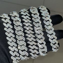 Best Quality VVS Moissanite Bracelets Pass Diamond Tester