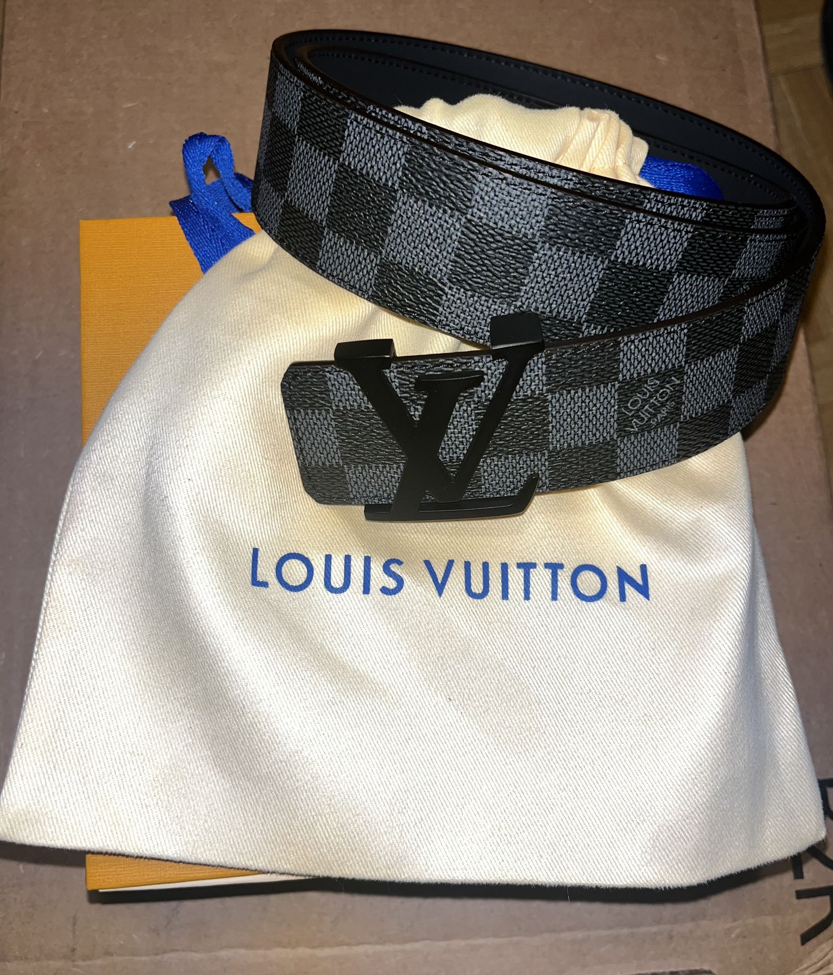 Louis Vuitton Damier Graphite Belt (100/40)