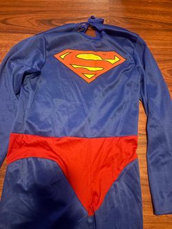 Superman Halloween Costume Bodysuit adult size