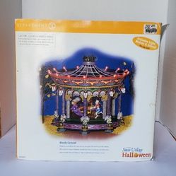 Dept 56 Snow Village Ghostly Carousel Halloween
