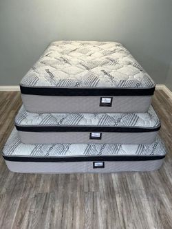 Queen Oasis Thermal Comfort Europillow Top 12inch Matres!!