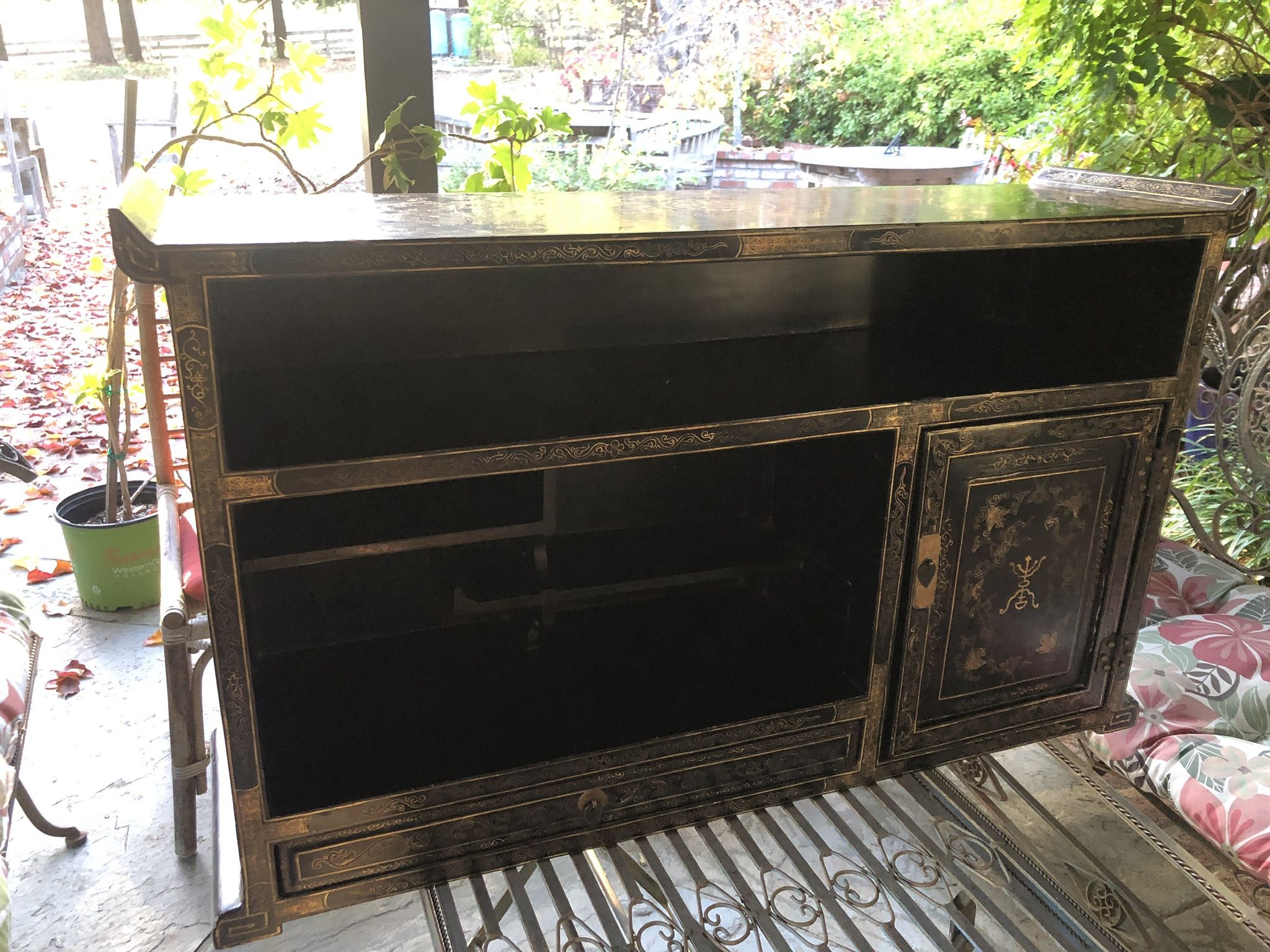 Antique Chinese Buffet Table