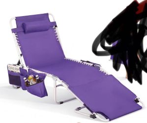 Outdoor Tanning Chair with Face Hole