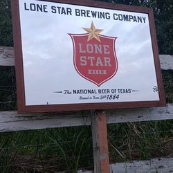 Vintage Lone Star Mirror//Sign 34"H x 49"L