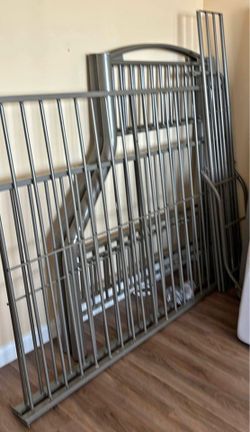 Iron bunk beds in good conditions twin on top full on bottom mattress available if you want them