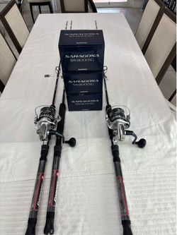 New Shimano Saragosa SW14000XG  on Penn rampage 6’6” 30-80lb
