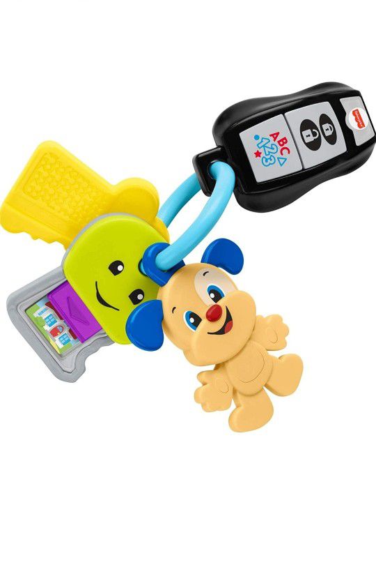 Fisher-Price Laugh & Learn Play & Go Keys, musical learning toy for babies and toddlers ages 6-36 months