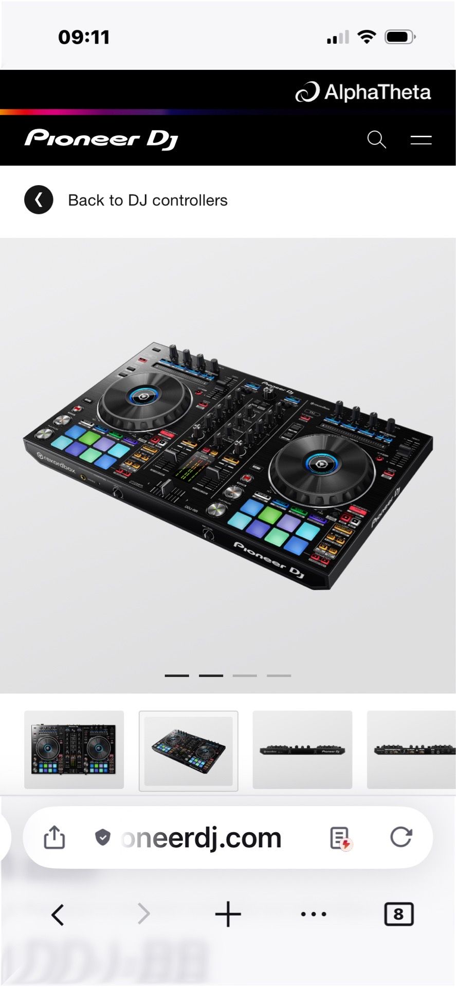 DDJ-RR Pioneer DJ Controller