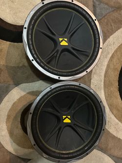 Pair of Kicker Car Subwoofers 15’s