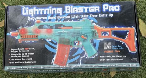 Lightning blaster pro LED (New) w/ extra water bead pack