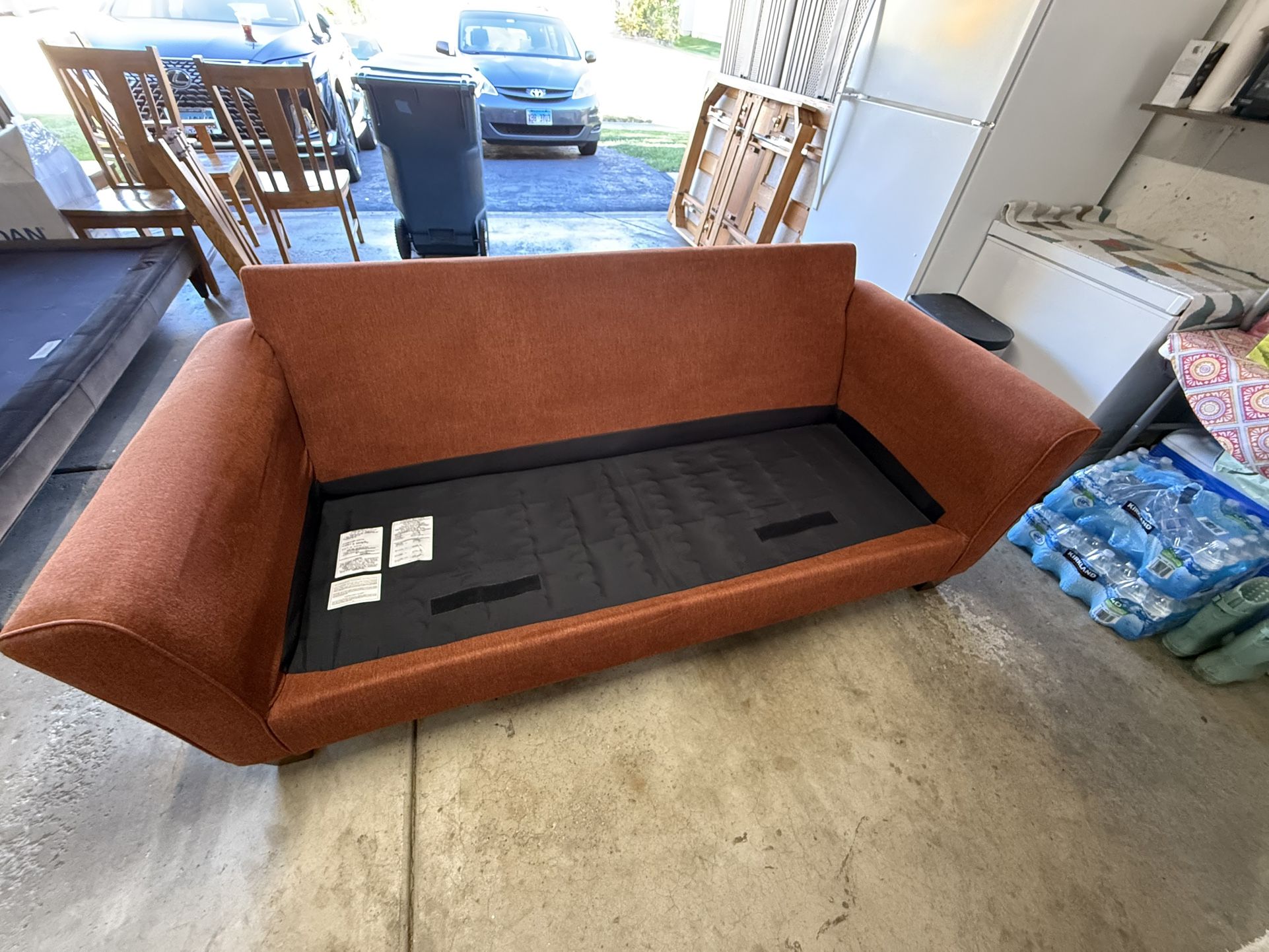 Two Sofas with Cushions + Pillows