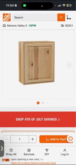 Hampton bay wall kitchen cabinet 24x30