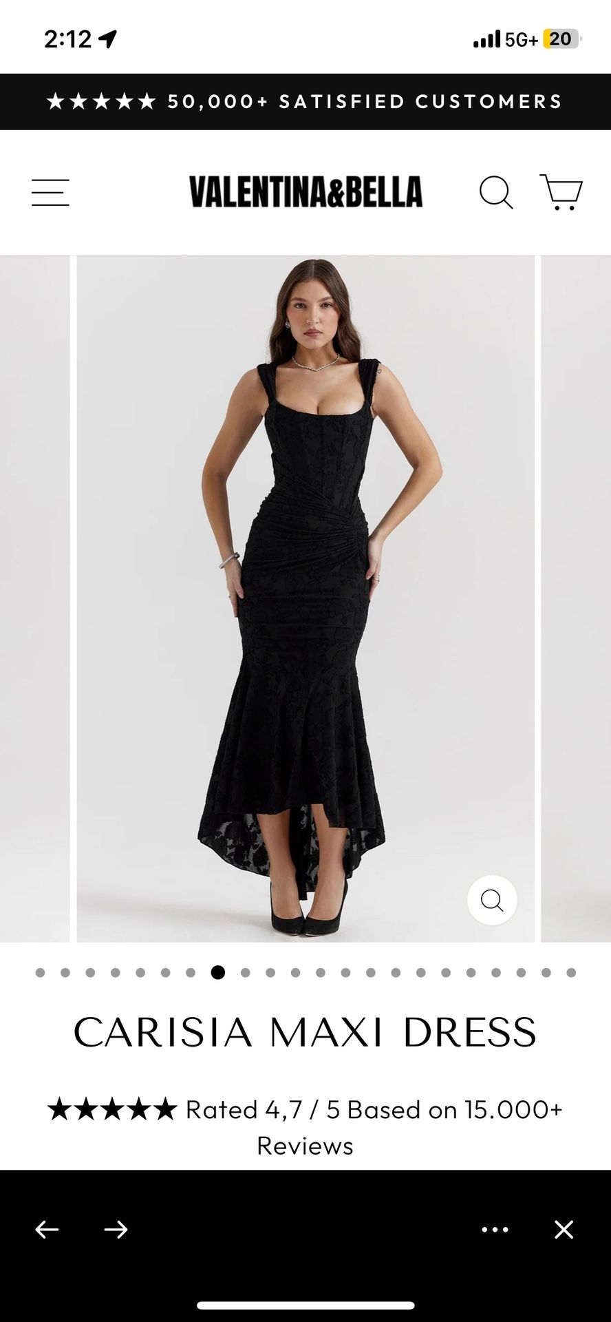 Valentina & Bella Black Dress