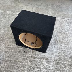 Enclosed 12 inch subwoofer box