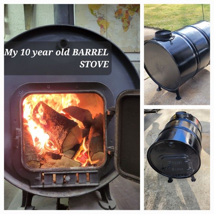 BARREL STOVES..4 SALE..NEW..WOOD BURNING 🔥