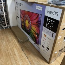 75” Lg UHD Smart 4K WebOS Tv 