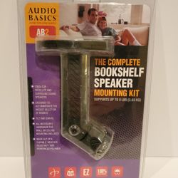 NEW Audio Basics Black Bookshelf Speaker Mounting Kit