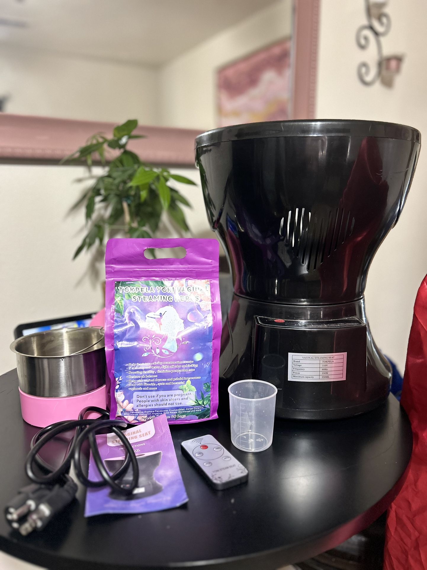 Yoni kit, V Steam Seat Kit, V Steam Seat at Home Kit With Cushion and 20 Bags Yoni Herbs,V Steam Seat Kit for Women V Cleaning and Tightening, Ph Bala