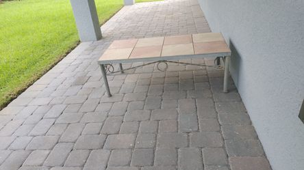 Tile Top Outdoor Coffee Table
