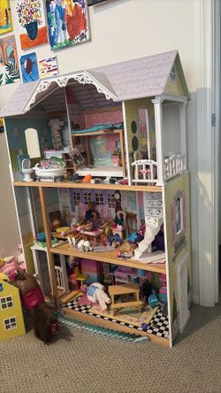 Wooden doll house