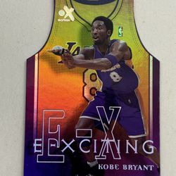 2000 Fleer Skybox Kobe Bryant E-X Exciting Die Cut #8 XCT  LA Lakers 