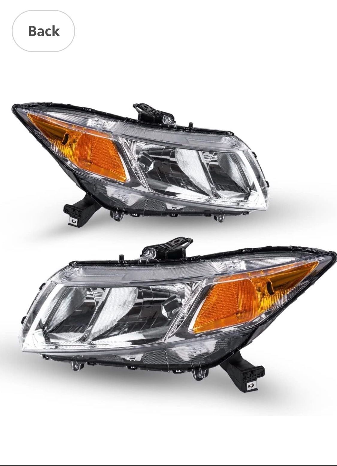 Civic 2012-15 Driver & Passenger Side headlights