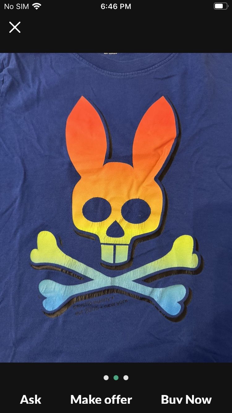 Men’s Psycho Bunny T-Shirt Size Small