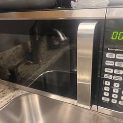 Hamilton Beach Stainless Steel Microwave