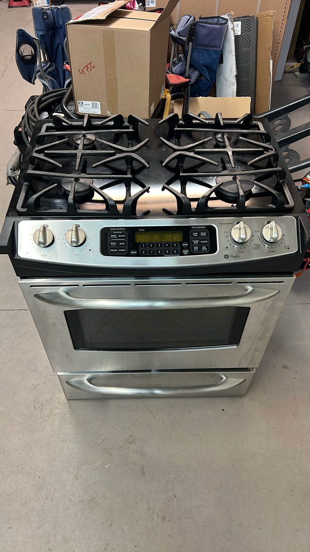 GE Gas Stove Electric Oven