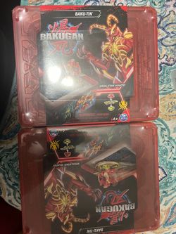 Bakugan tins toys