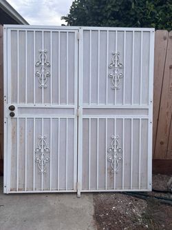 Security Door (double for sliding glass door)