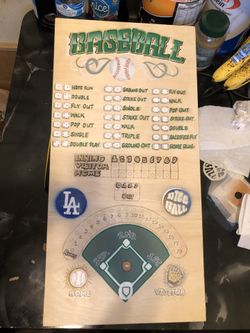 Baseball Board Dice Game