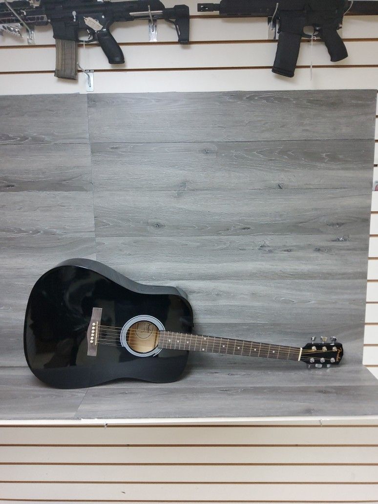 Fender Fa-115Pk Acoustic Guitar Black