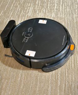Black Robot Vacuum Cleaner