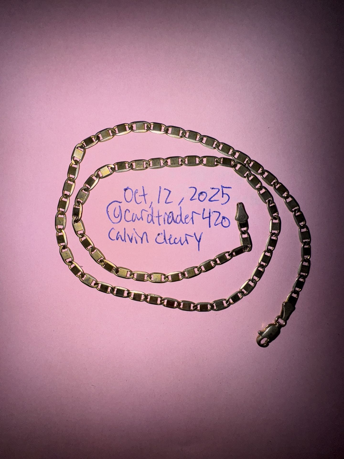 14k Gold Plated Chain