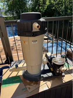 Hayward EC45 DE filter and Hayward 1 HP Pump and Motor