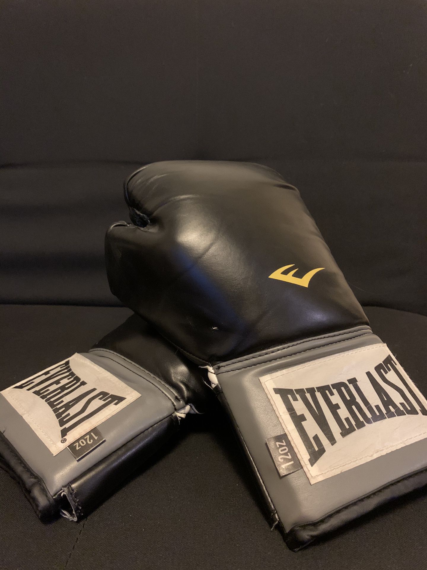 Everlast boxing gloves 12oz (good condition)
