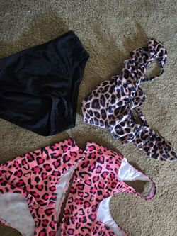 New girls size 10 bikinis set of 3