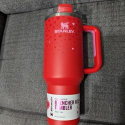 2025 Stanley Valentines Ruby Hearts Quencher 40 Oz Tumbler