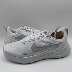 Nike Women’s Downshifter 12 Running Shoes W White/Metallic Silver