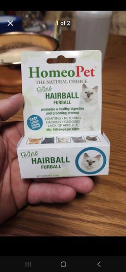 Cat hairball relief