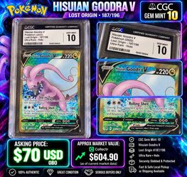 Hisuian Goodra V CGC 10