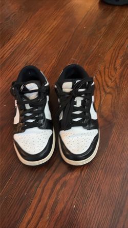 Nike Dunk Low Panda sneakers in black and white