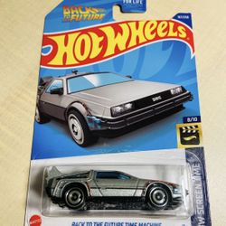 Hot Wheels Delorean Back To The Future Time Machine