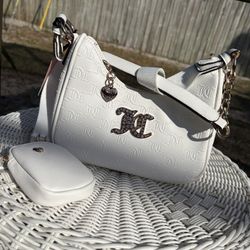 Juicy Courure White Purse—-Brand New