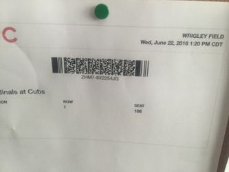 Cubs vs Cardinals June 23rd