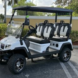 New Lifted Lithium Golf Cart