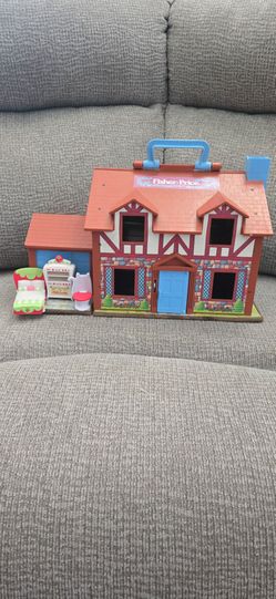 1980s Fisher Price Little People Play Family House No. 952