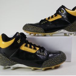 Nike Jordan 3 Jason Taylor Redskins Player Exclusive Football Cleats Size 13.5